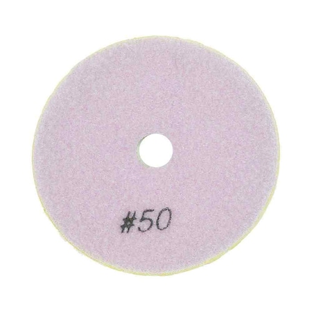 Specialty Diamond 4 Inch Dry Concrete Polishing DHEX Pad, 6mm - 50 Grit BRTD450